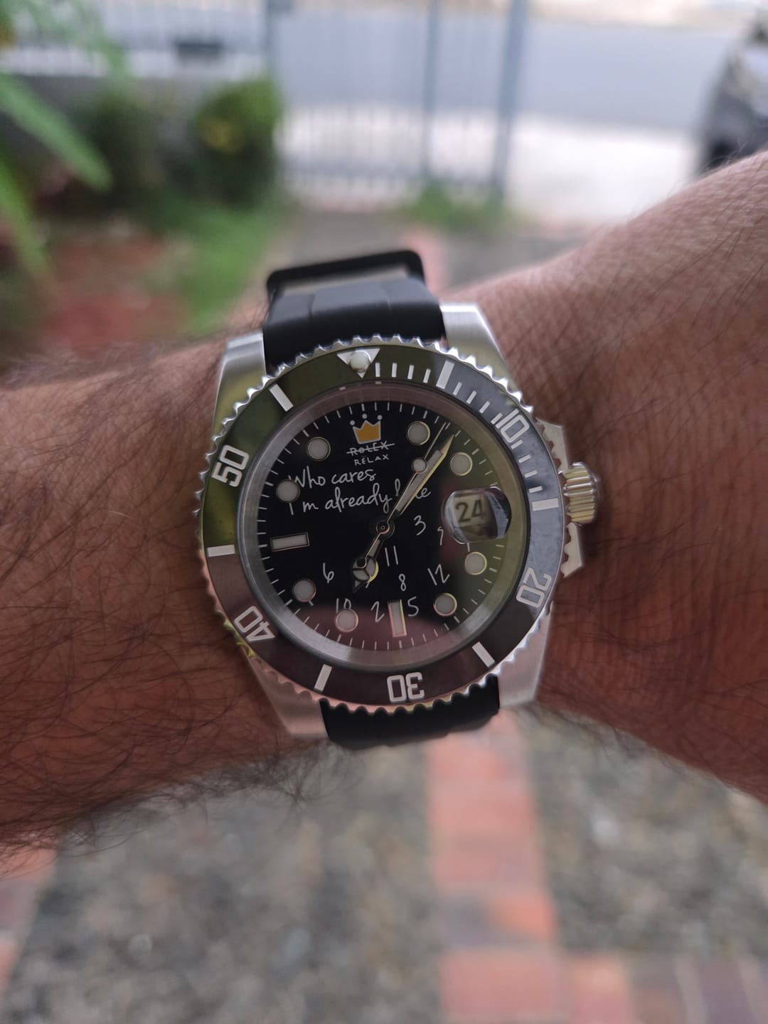 Customer photo review of HYDROCORE FLUORO WATCH
