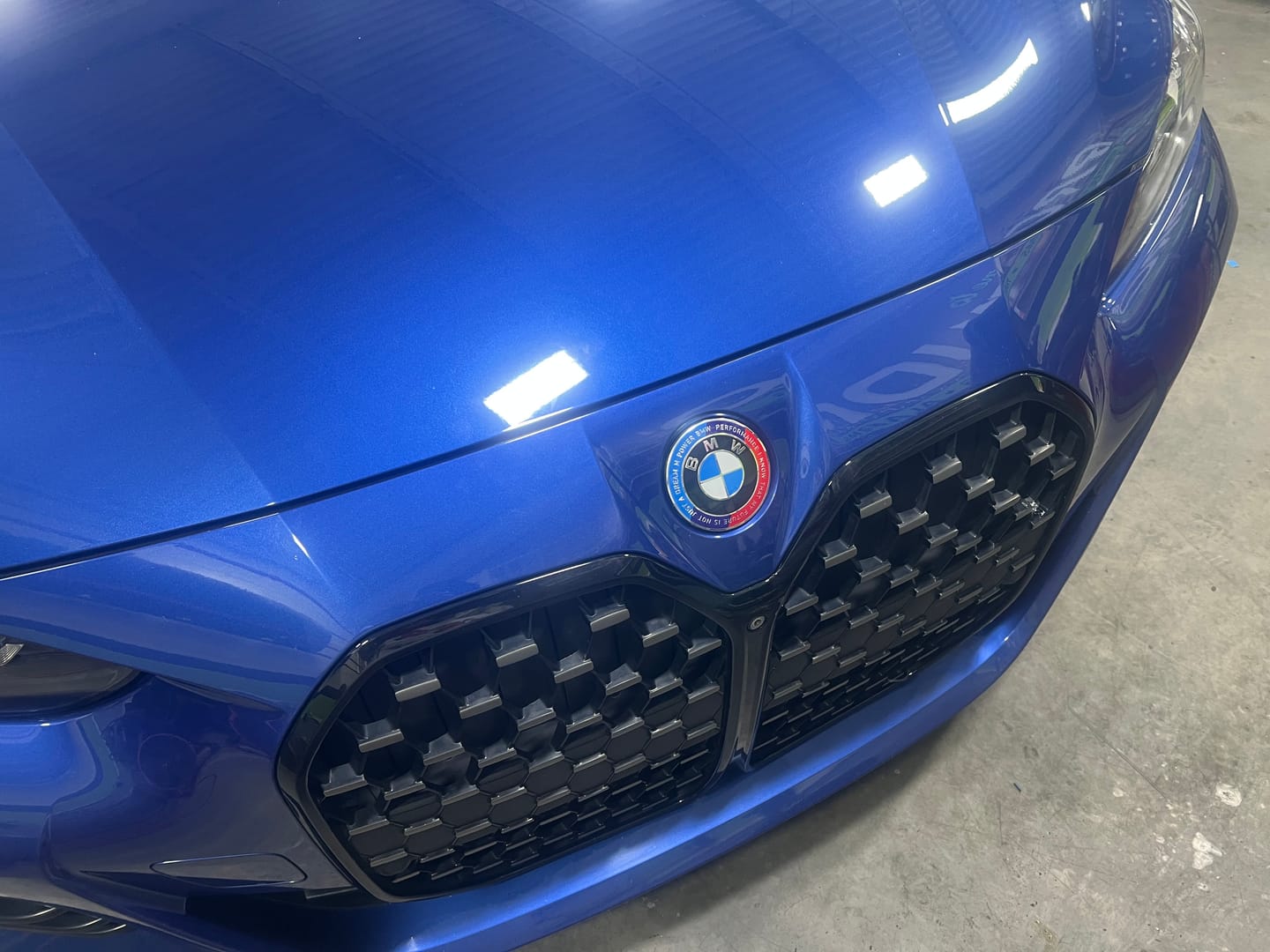 Customer photo review of BMW 50TH EMBLEM BADGE - BLUE & RED
