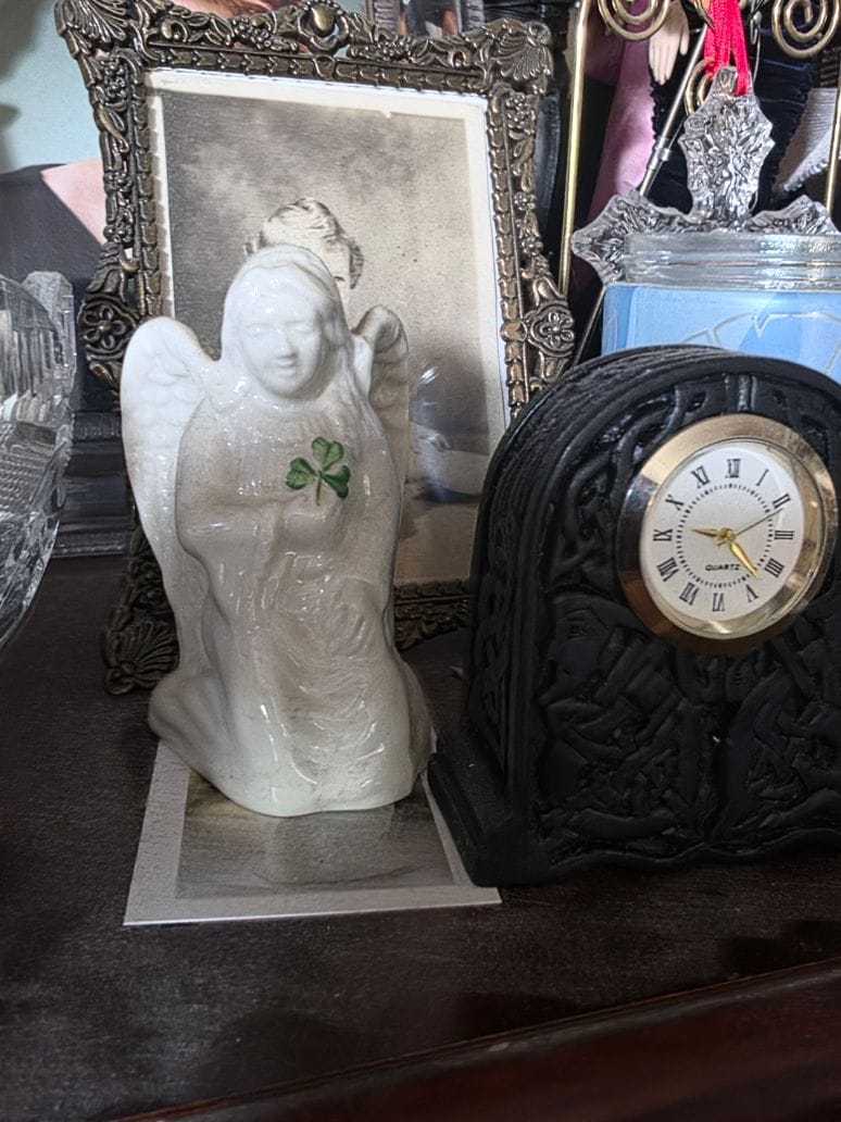 Customer photo review of Belleek Classic Angel of Protection