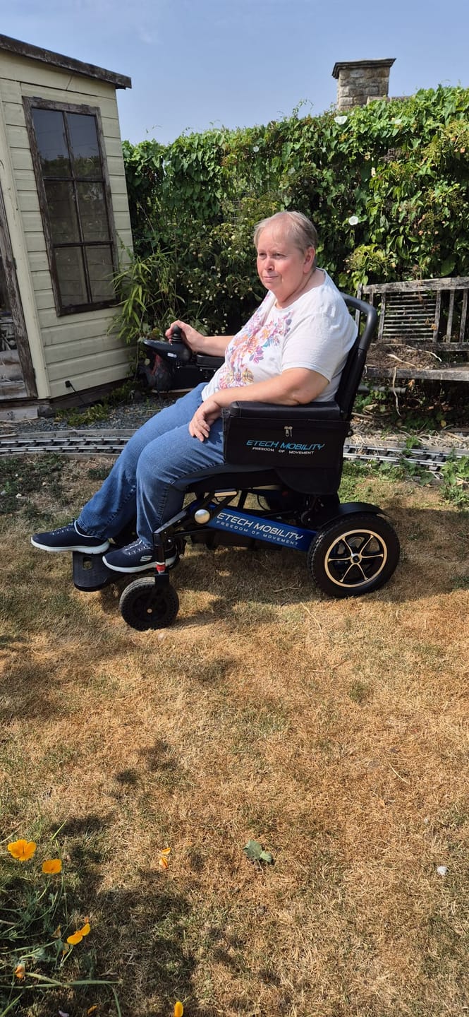 Customer photo review of Wide-Seat Automatic Folding Electric Powerchair | Freedom Pro AF