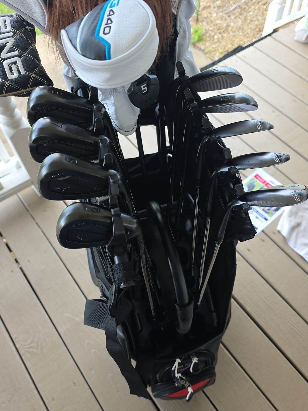 Customer photo review of C1 Luxury Golf Bag