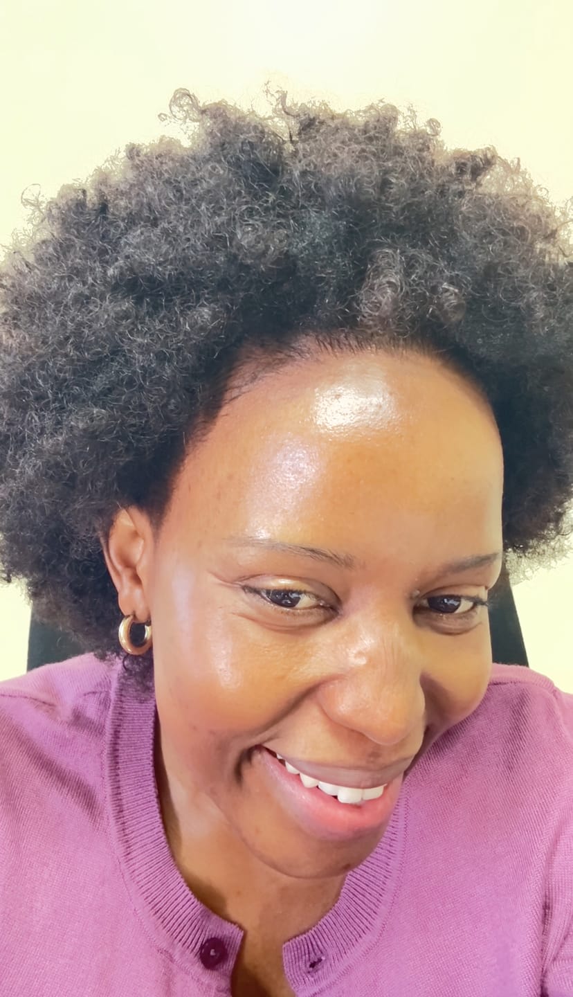Customer photo review of Afro kinky Half Wig