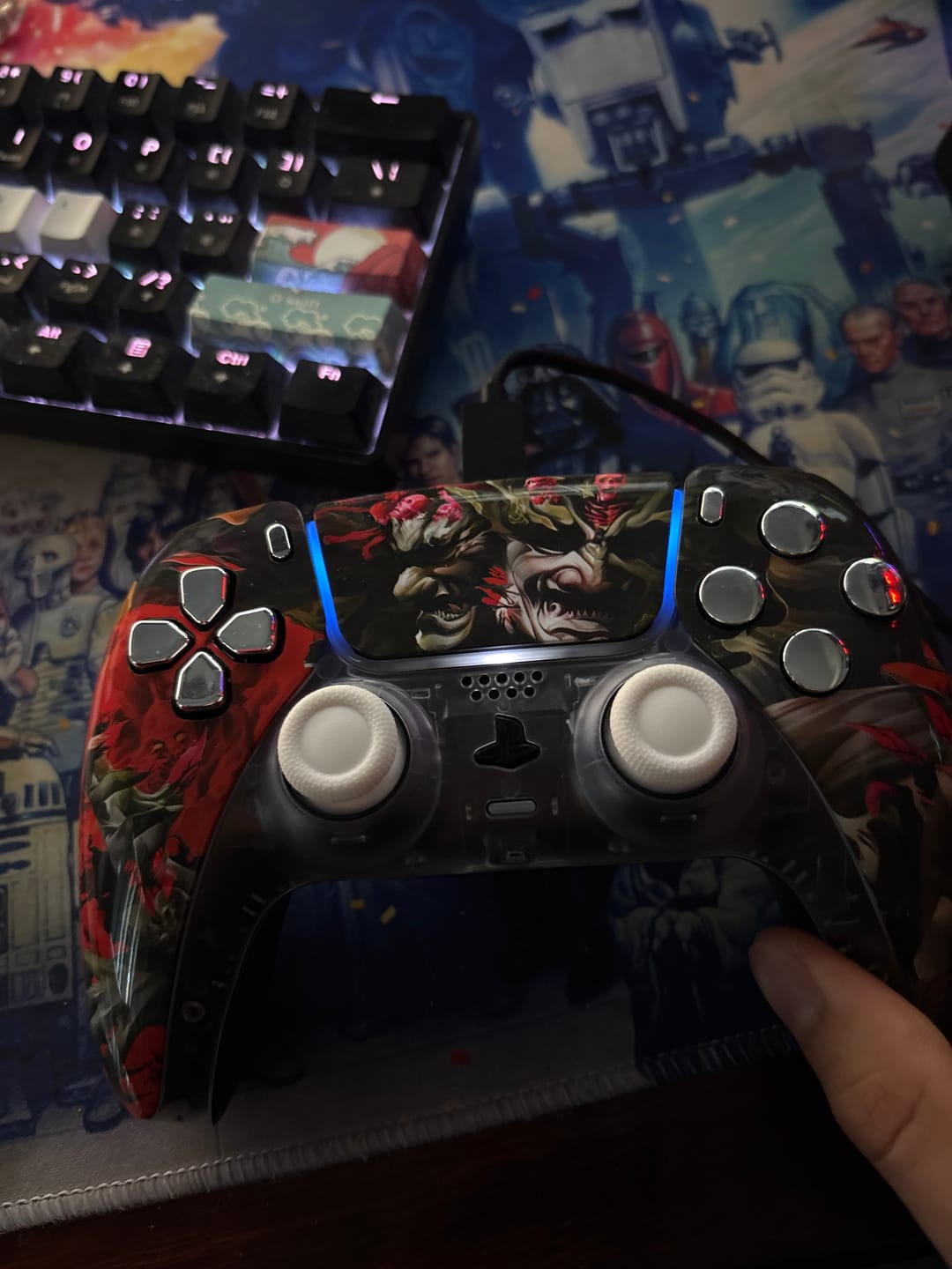 Customer photo review of PS5 CONTROLLER CUSTOMISER