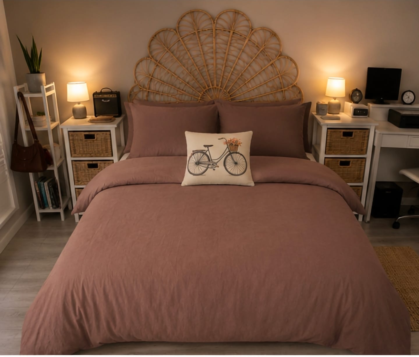 Customer photo review of Duvet Cover Set - Clay