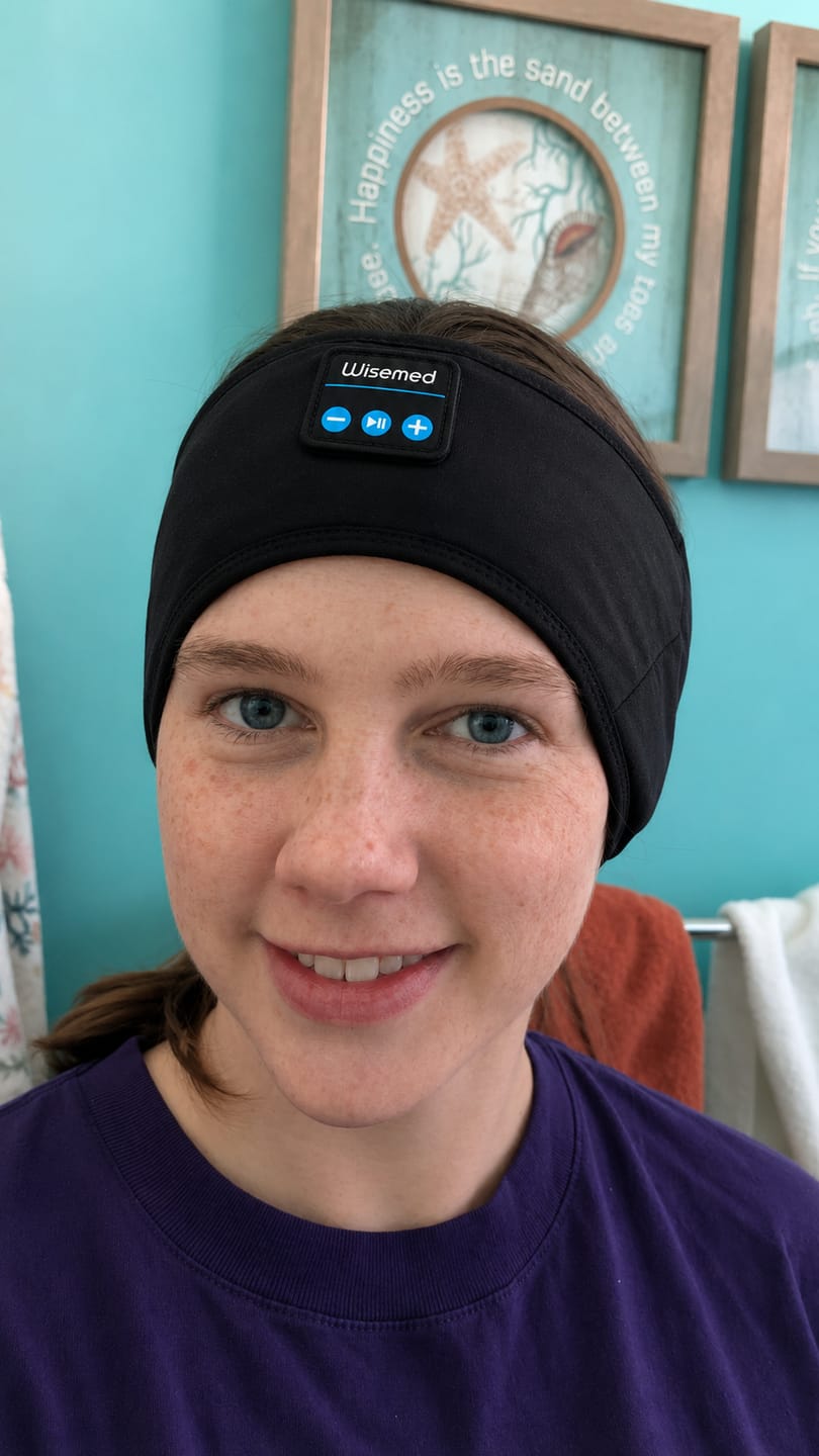 Customer photo review of Wisemed Sleeping Band