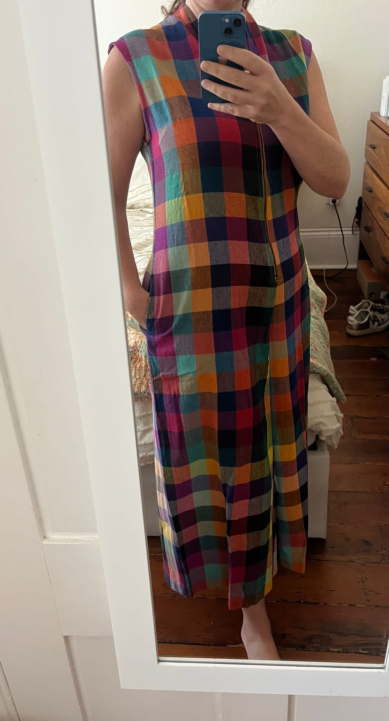 Customer photo review of NINA JUMPSUIT | CARAVAN CHEX