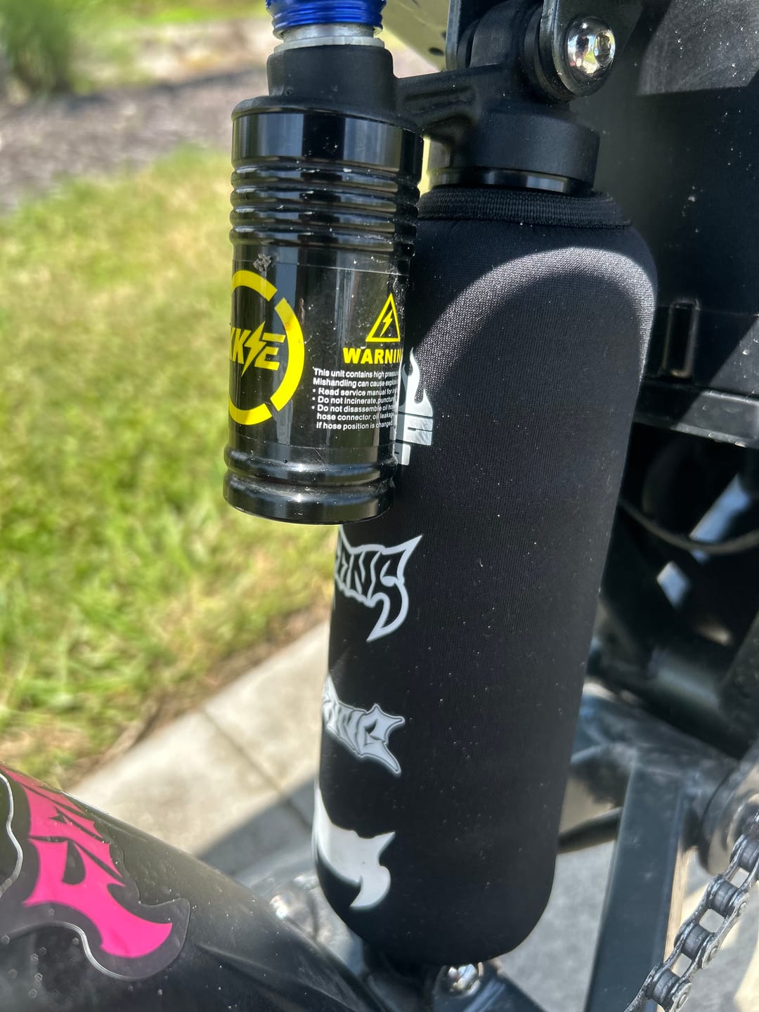 Customer photo review of Mini eMoto Shock Cover