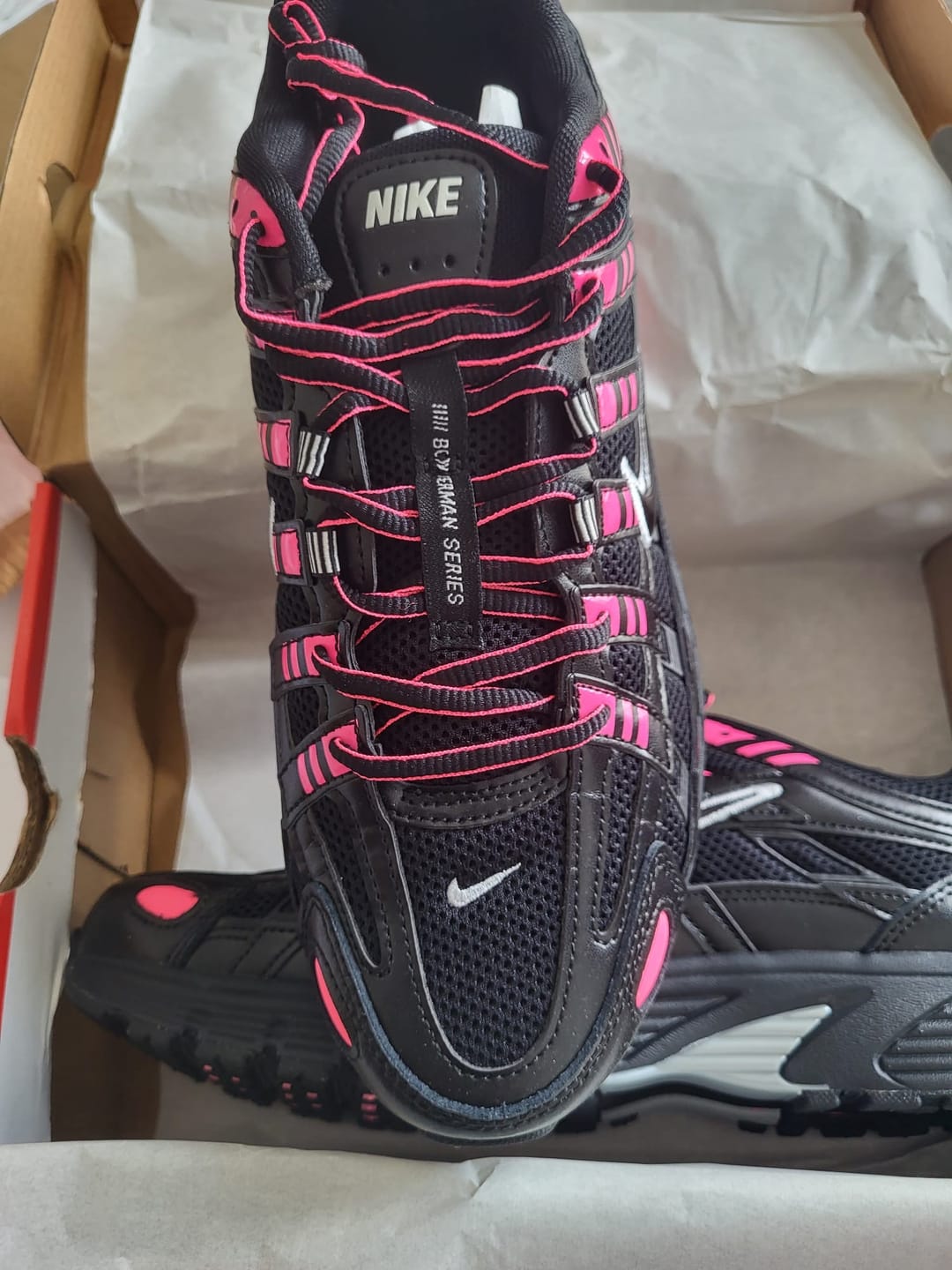 Customer photo review of Nike P-6000 'Black Hyper Pink'