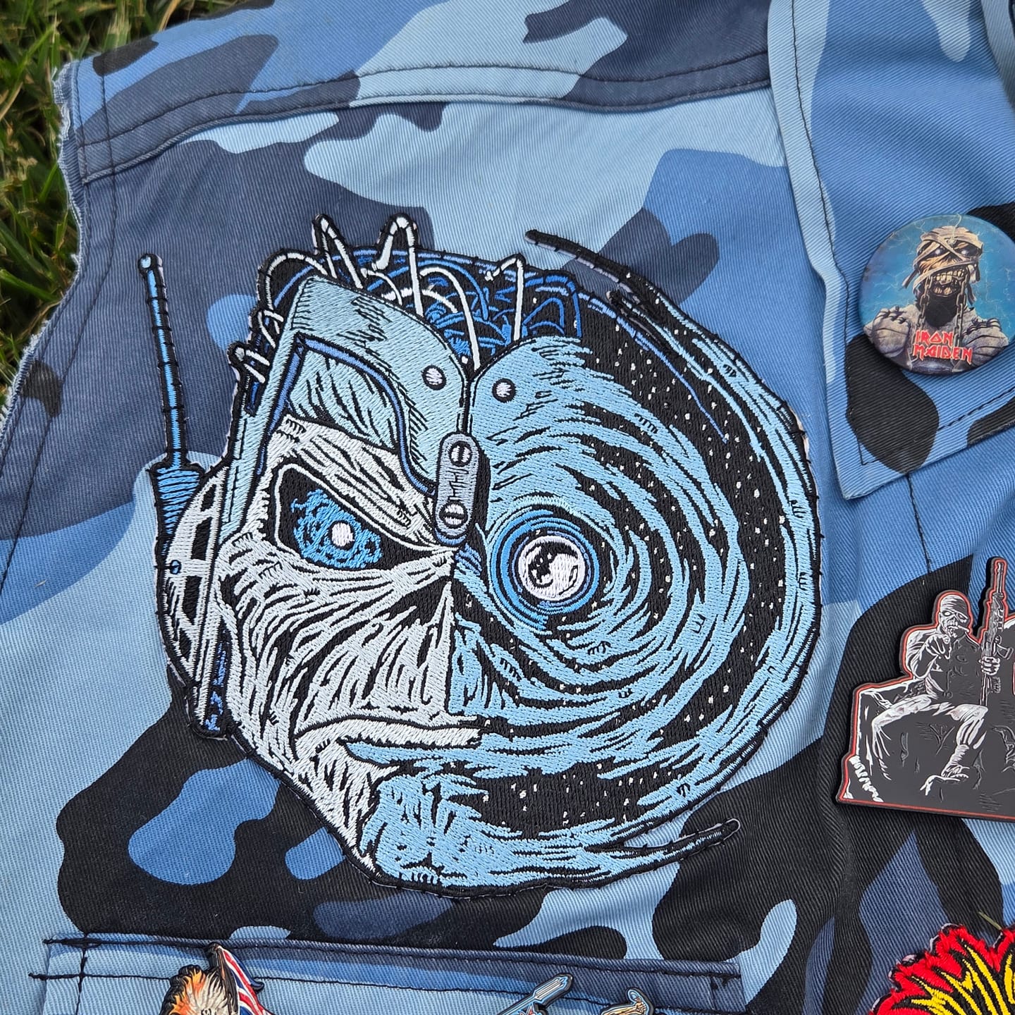 Customer photo review of Iron Maiden - Wasted Years - Oversize Embroidered Patch
