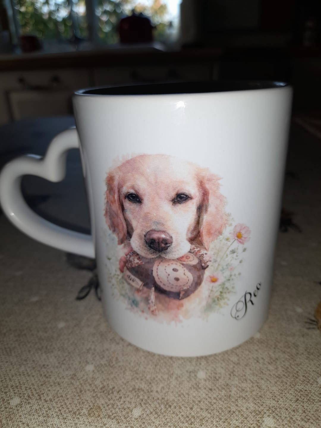 Customer photo review of Watercolour - Personalised Mug