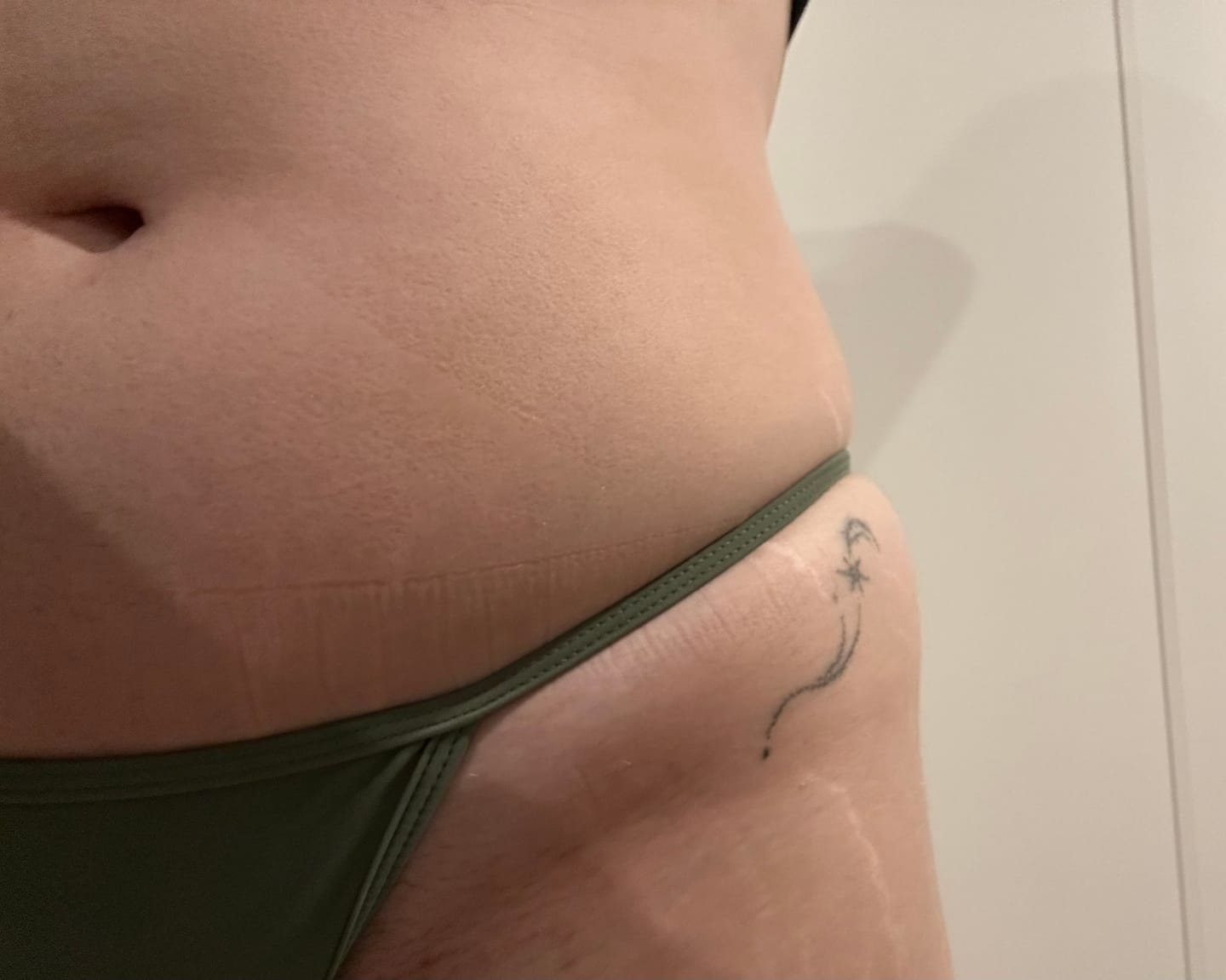 Customer photo review of 008 Micro Bikini Bottoms - Evergreen