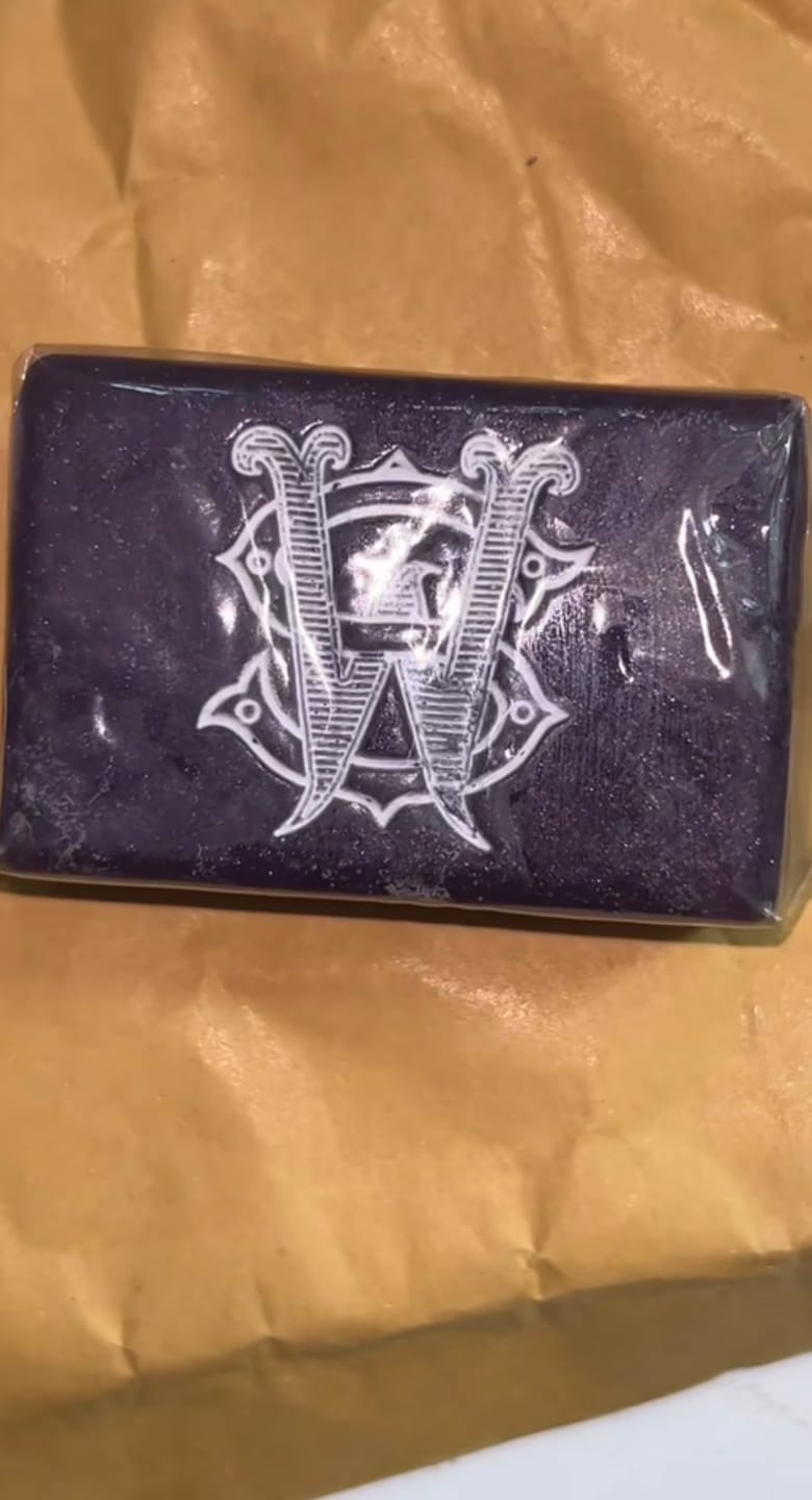 Customer photo review of Midnight Orchid Perfume Infused Soap Bar