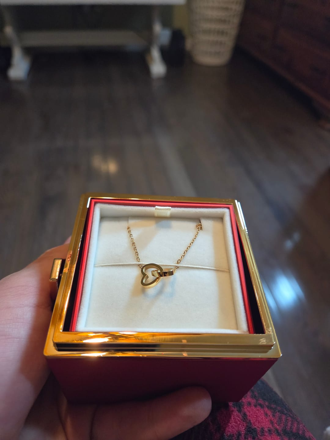 Customer photo review of Rotating Eternal Rose Gift Box