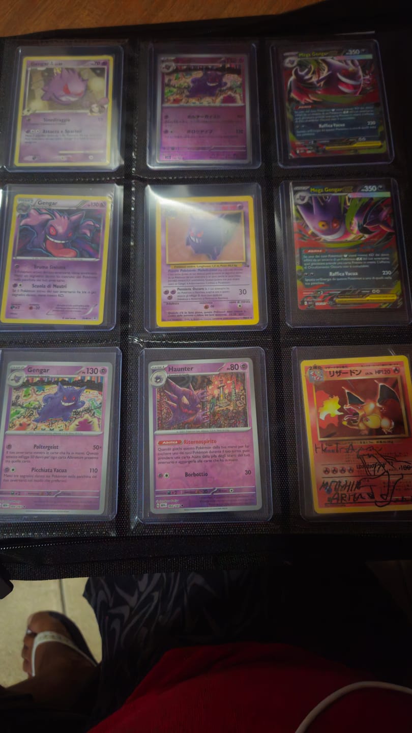 Customer photo review of Purple Evil - Toploader Trading Card Binder