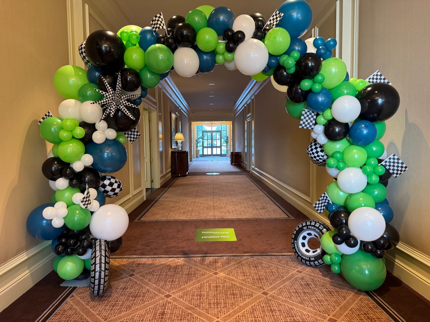 Customer photo review of 10x8ft Aluminum Alloy Tube Arch Balloon Flower Stand For Wedding Birthday Baby Shower