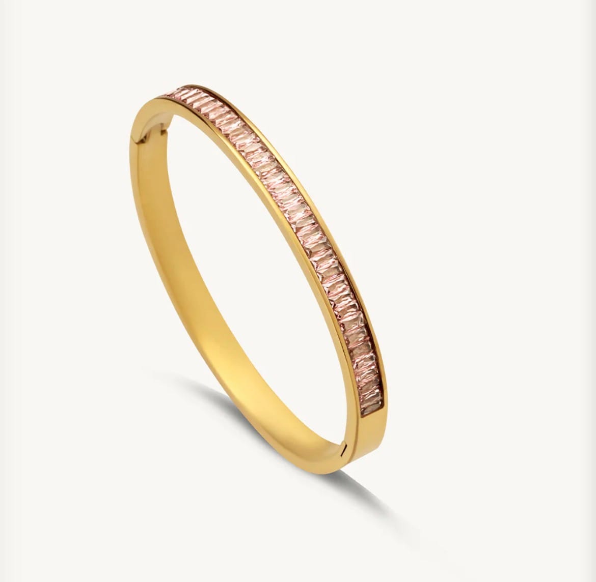 Customer photo review of Pink Enchantment Bangle Bracelet