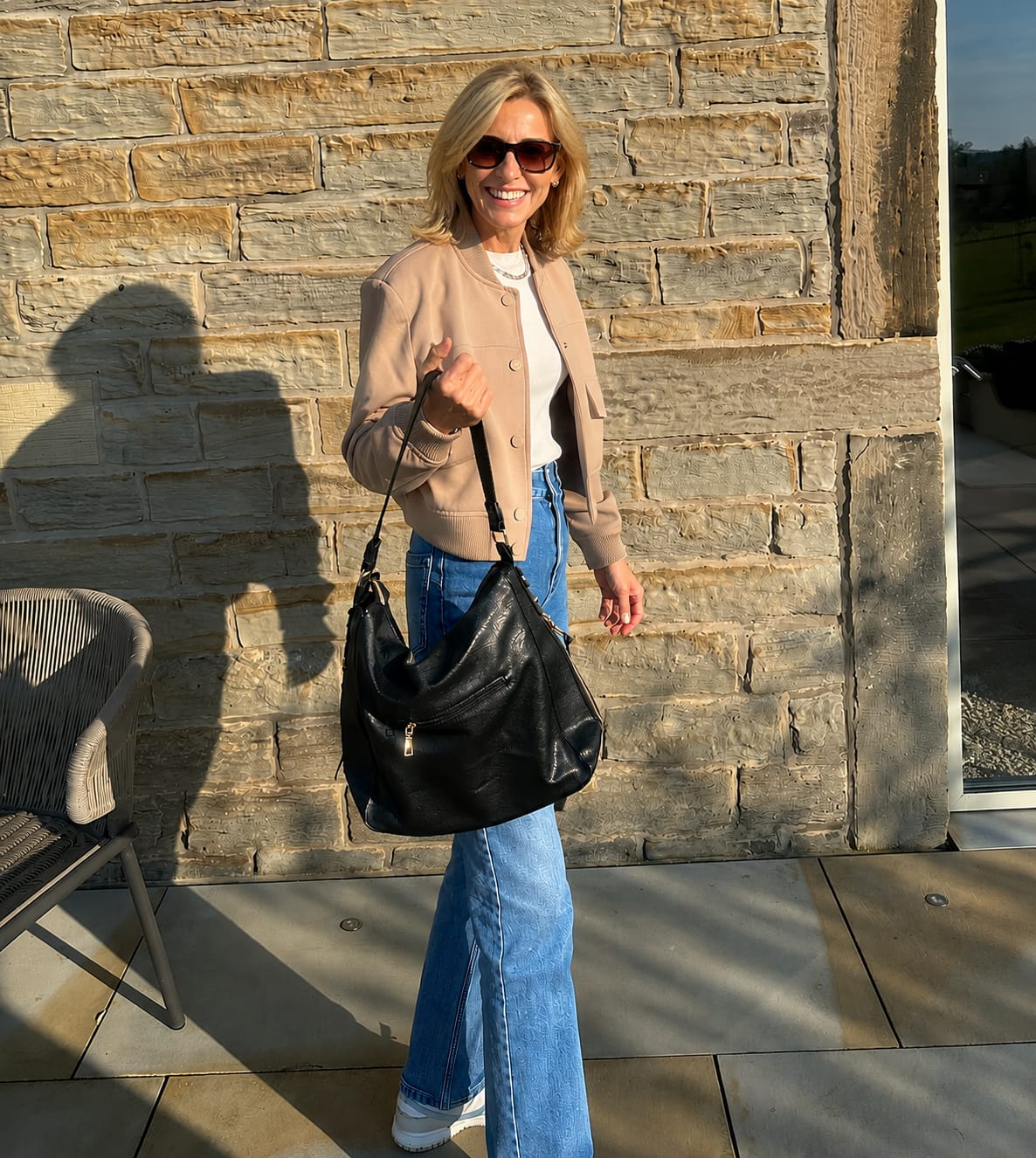 Customer photo review of Luxury Leather Hobo Bag Anti-Theft Handbag + FREE Pouch Wallet