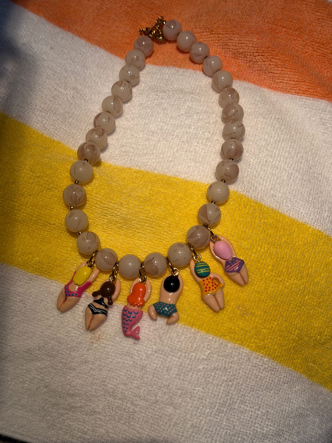Customer photo review of Pool Party Necklace