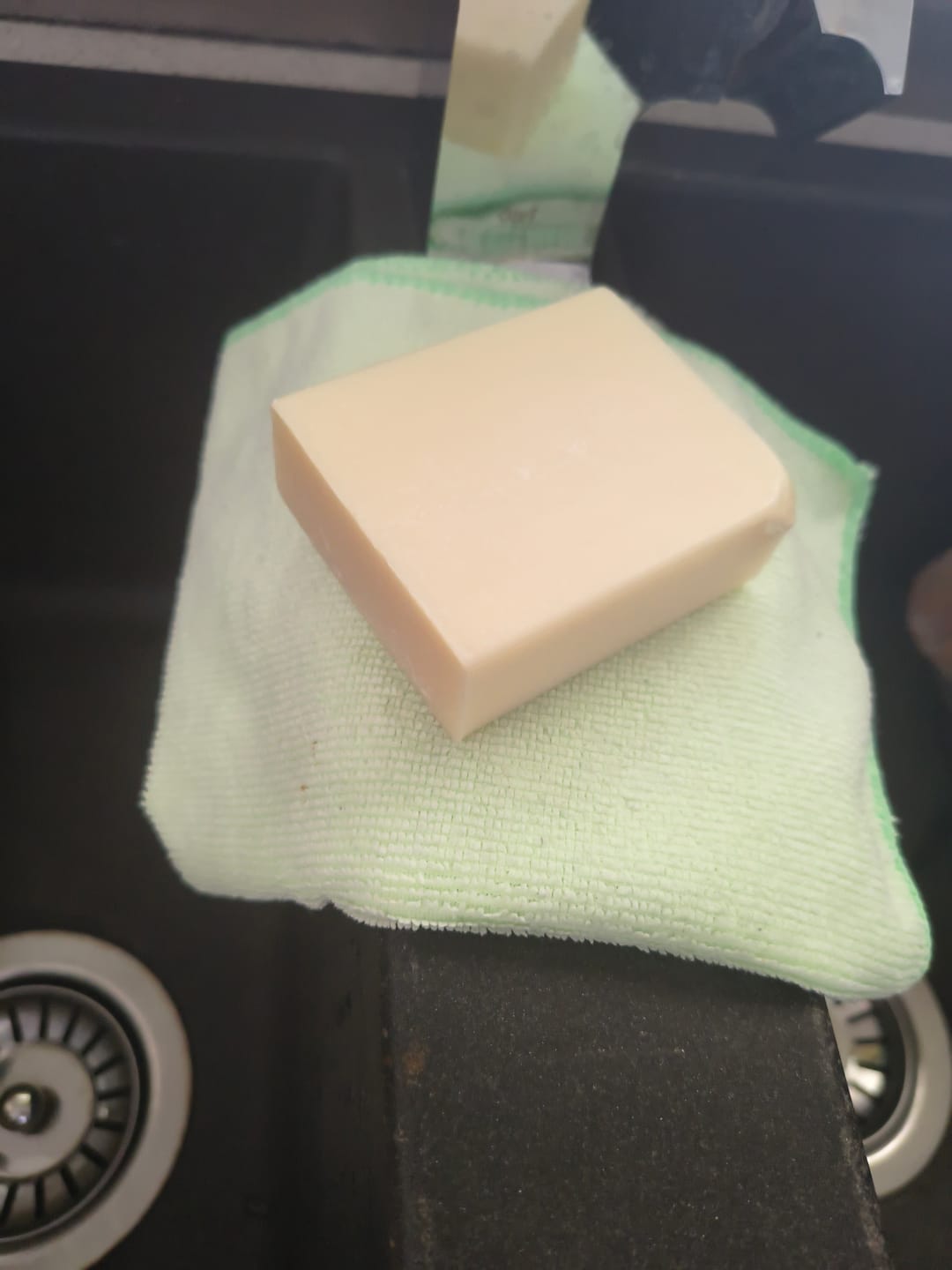 Customer photo review of Dishwashing Soap Bar (Lemon Myrtle)