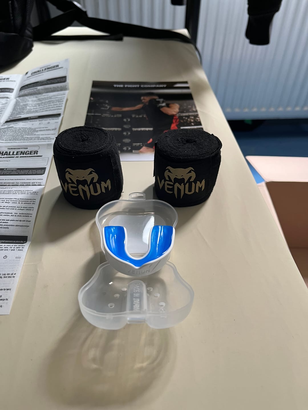 Customer photo review of Venum Bitje Challenger - Wit/Blauw