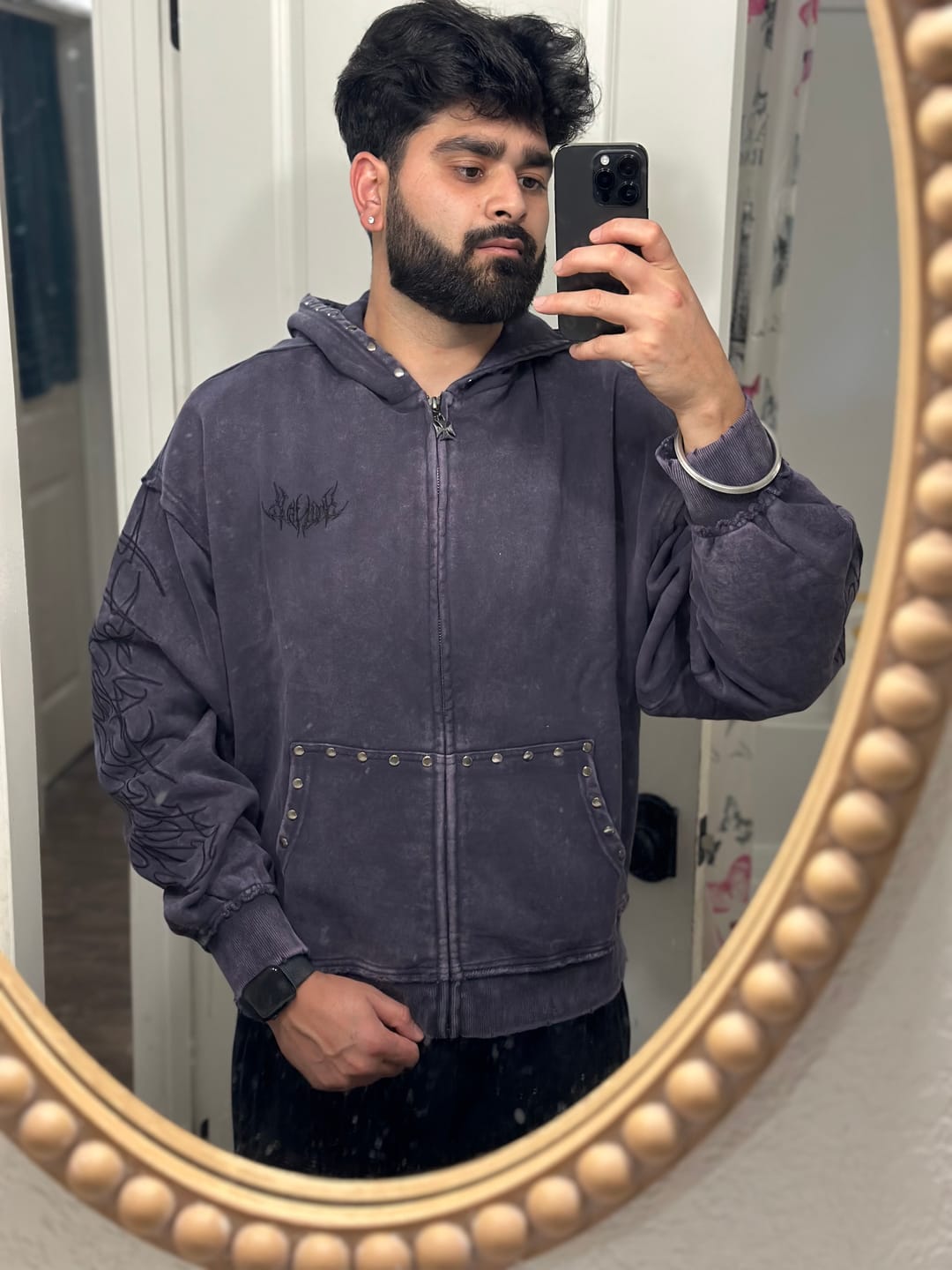 Customer photo review of 5232 - Tribal Stud Zip-Ups