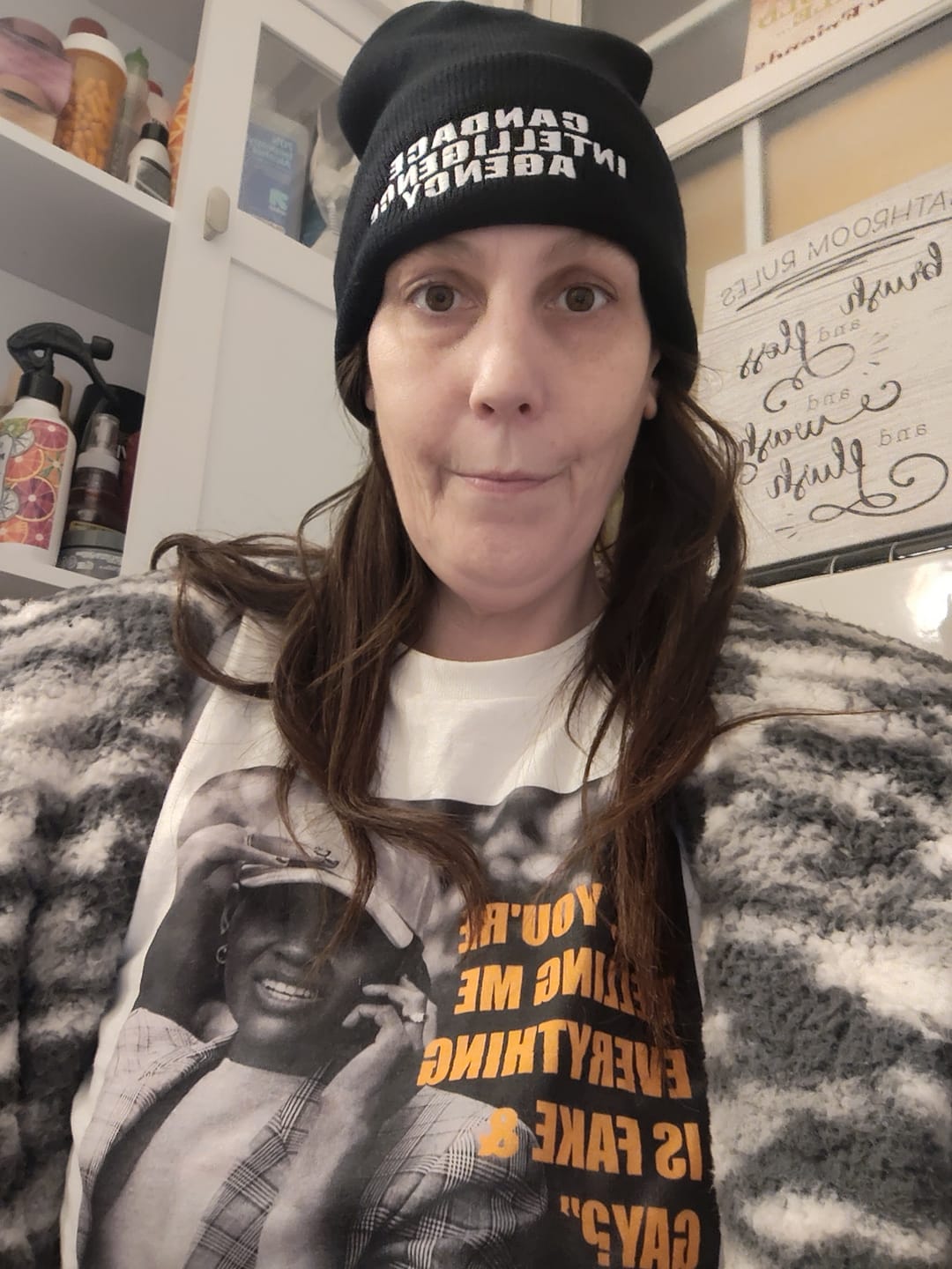 Customer photo review of Stand With Candace Global Hoodie