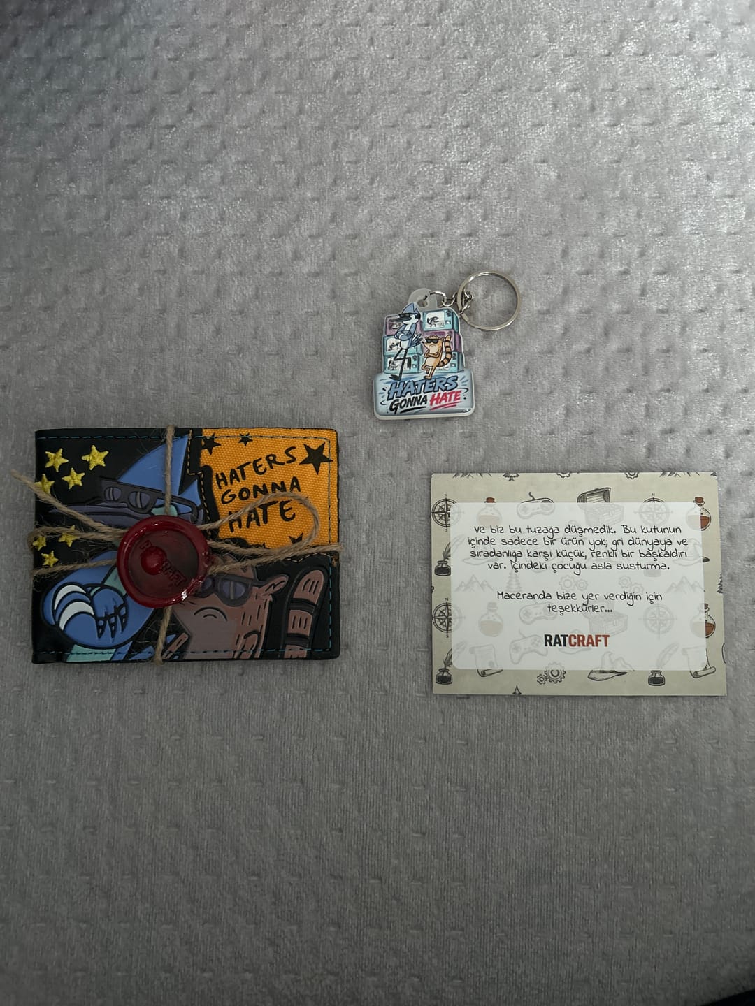 Customer photo review of Regular Show Cüzdan
