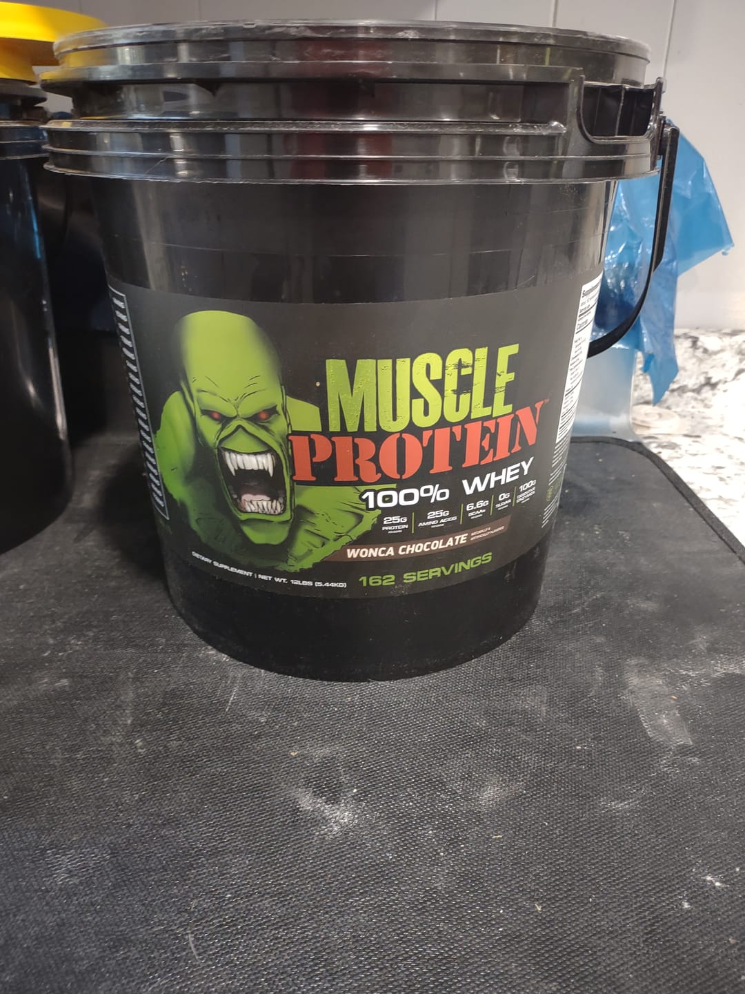 Customer photo review of 100% Whey Protein Powder
