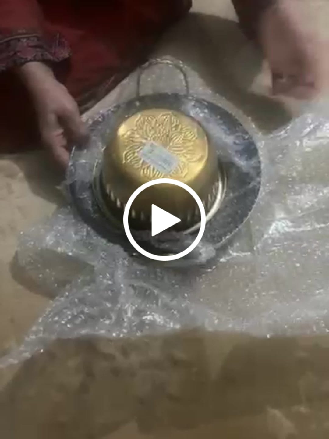 Customer video review of Honeycomb Frying Karahi - New Lot
