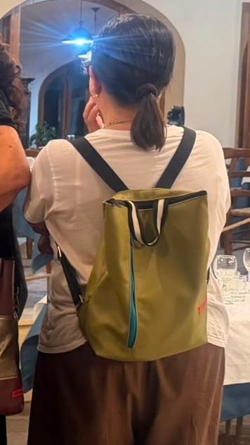 Customer photo review of TETI BACKBAG green