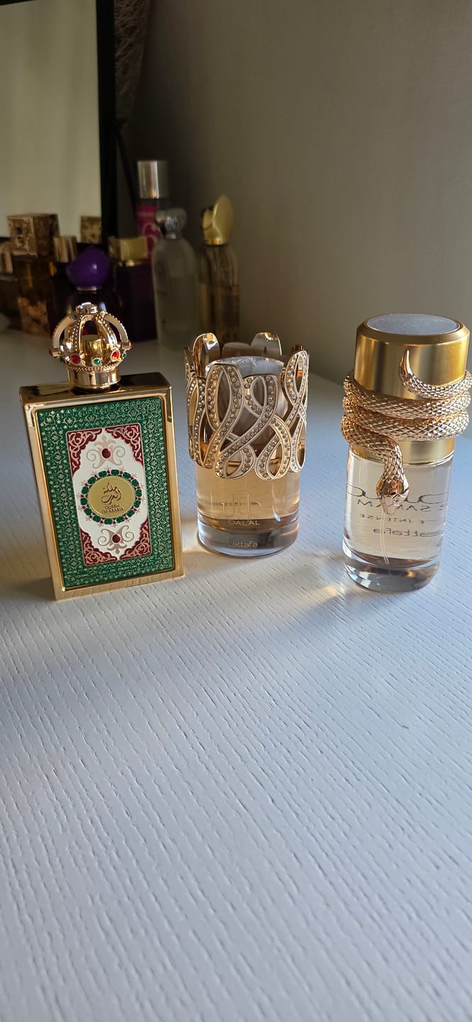 Customer photo review of CONJUNTO QUEEN OF ARABIA LATTAFA PRIDE - 100ML