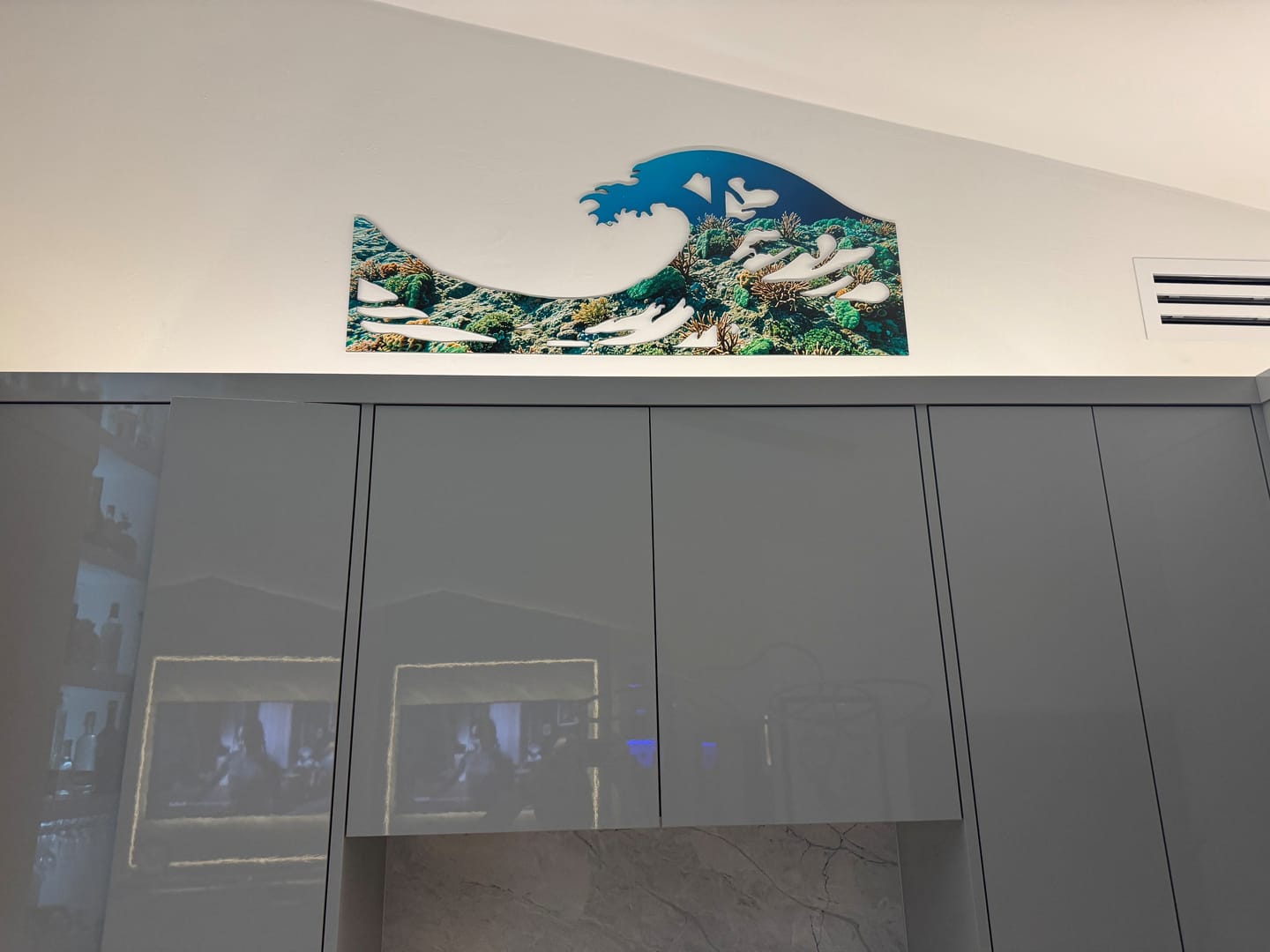 Customer photo review of Great Barrier Reef Printed Wall Art