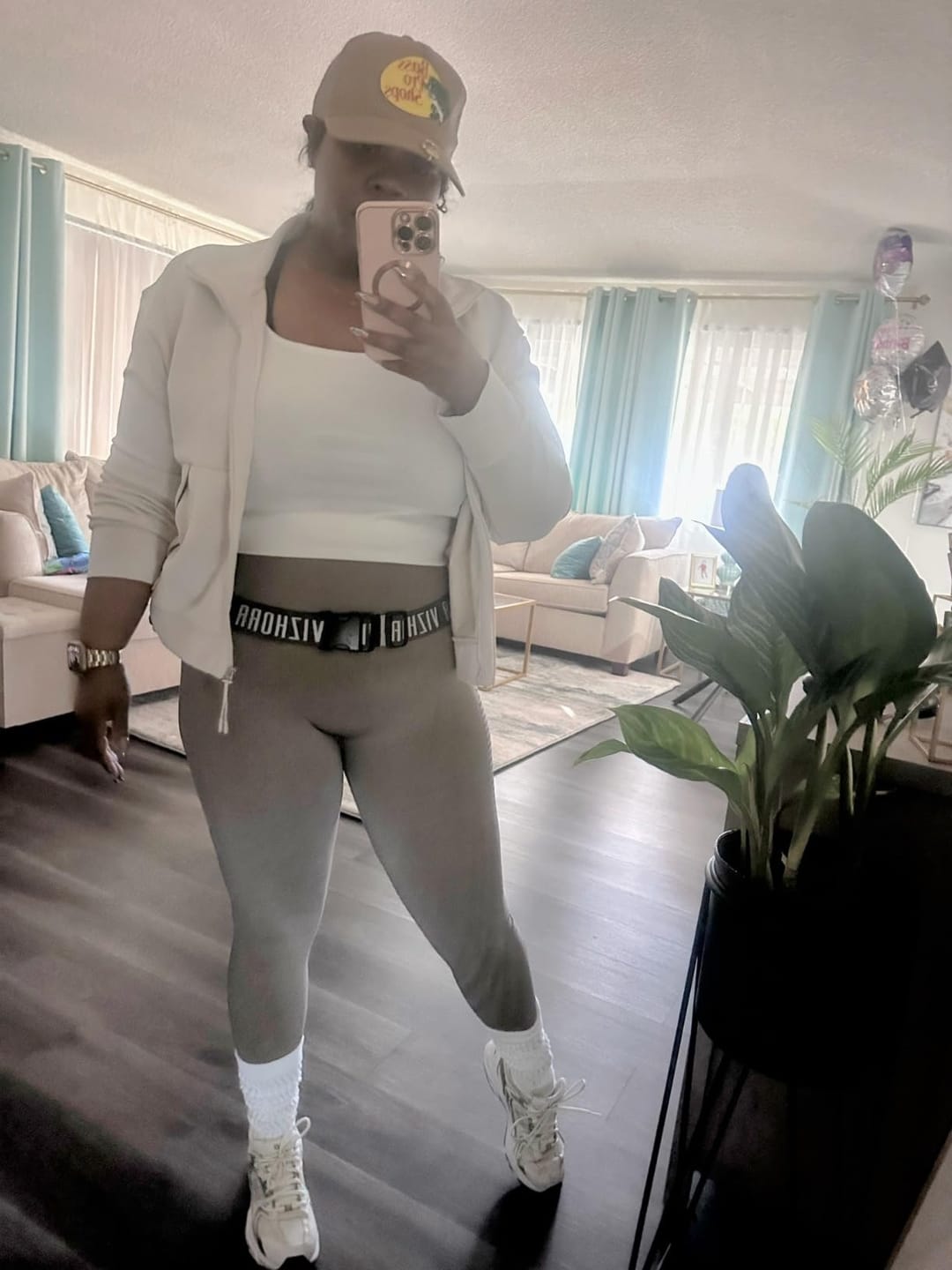 Customer photo review of 3D CelluSmooth High-Waisted Seamless Booty-Lifting Leggings | Silix