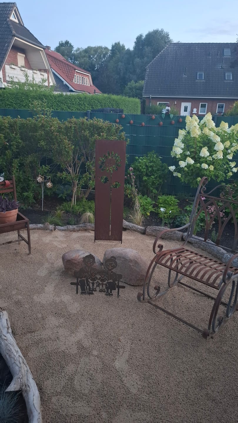 Customer photo review of Gartenstecker Oma & Opa mit Enkelkindern