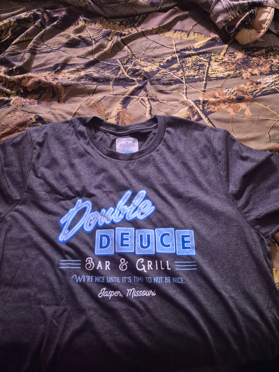 Customer photo review of Double Deuce Men's/Unisex Super Soft Tee