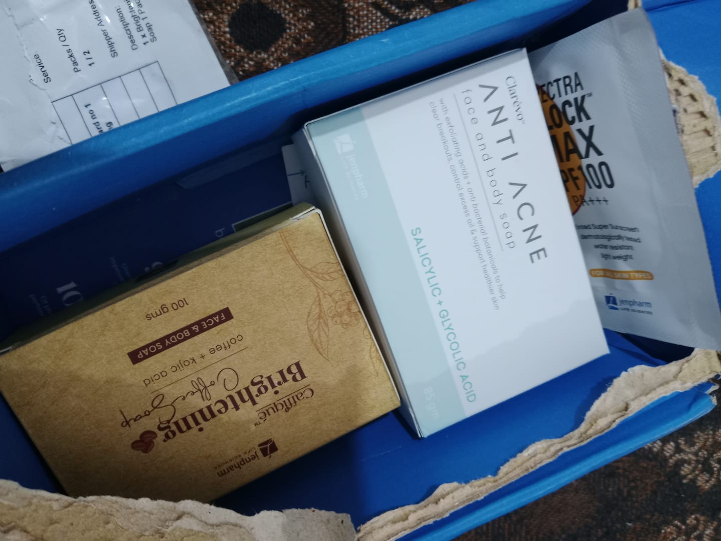 Customer photo review of Brightening Coffee Soap