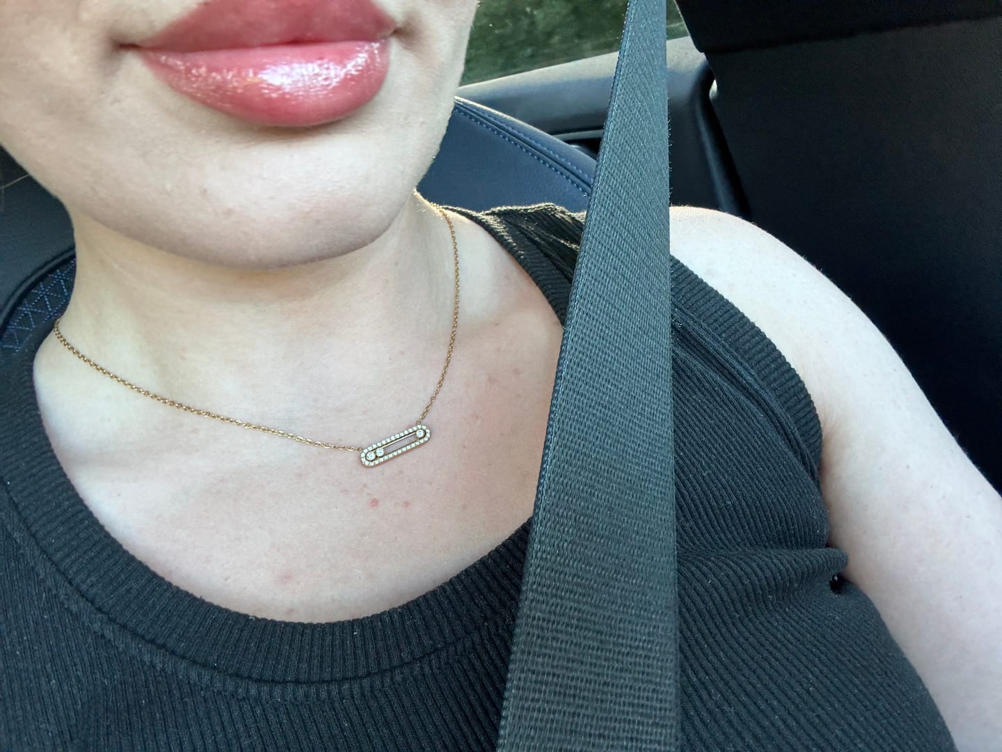 Customer photo review of Pave Soul Kette 18K Vergoldet
