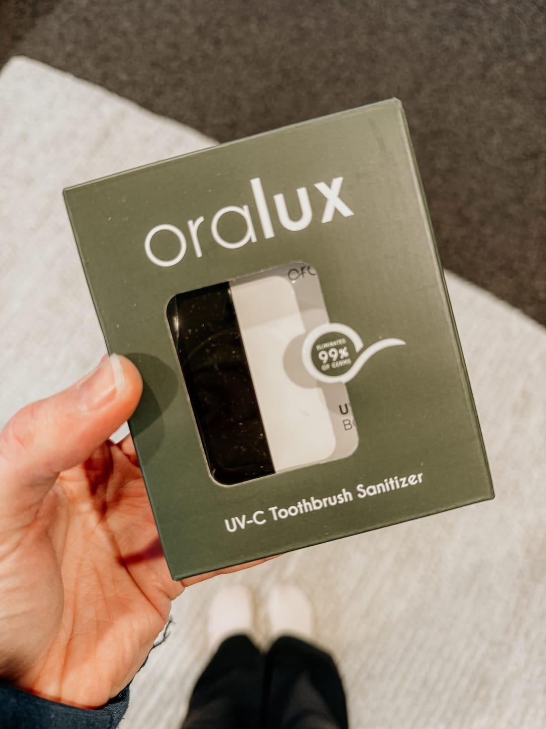 Customer photo review of UV-C Toothbrush Sanitizer