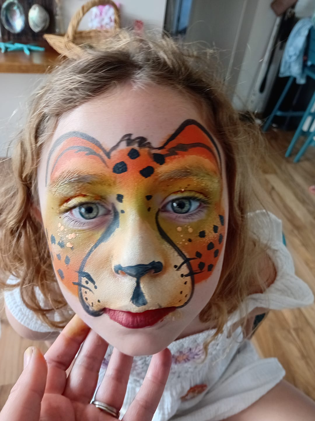 Customer photo review of The Animal Kingdom Face Paint Kit
