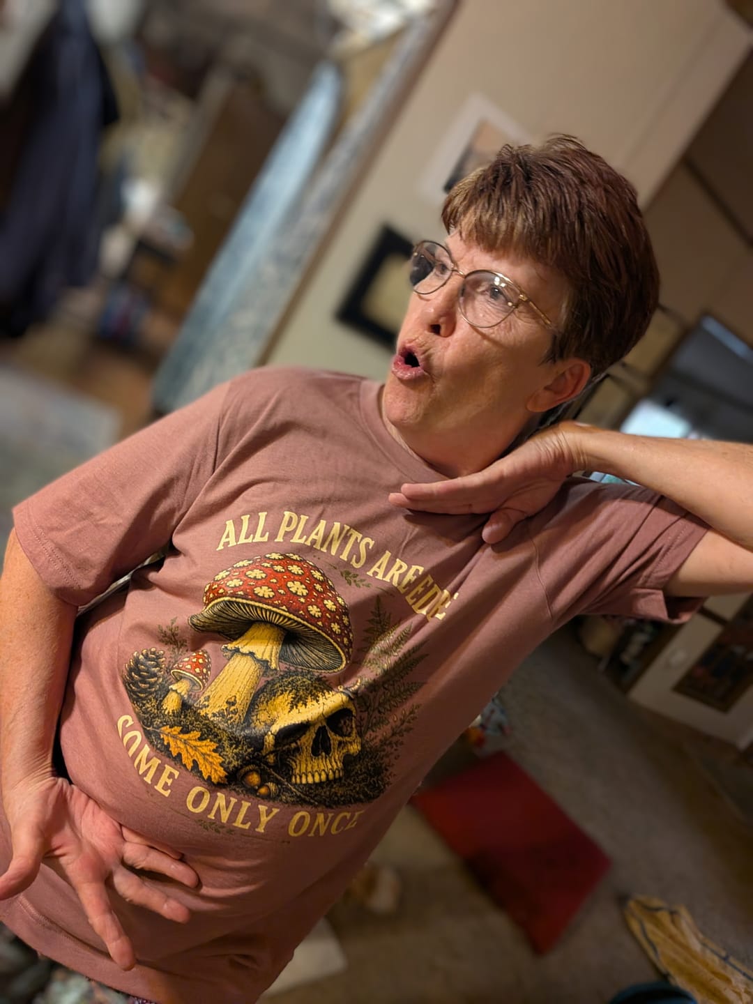 Customer photo review of Edible Plants T-Shirt