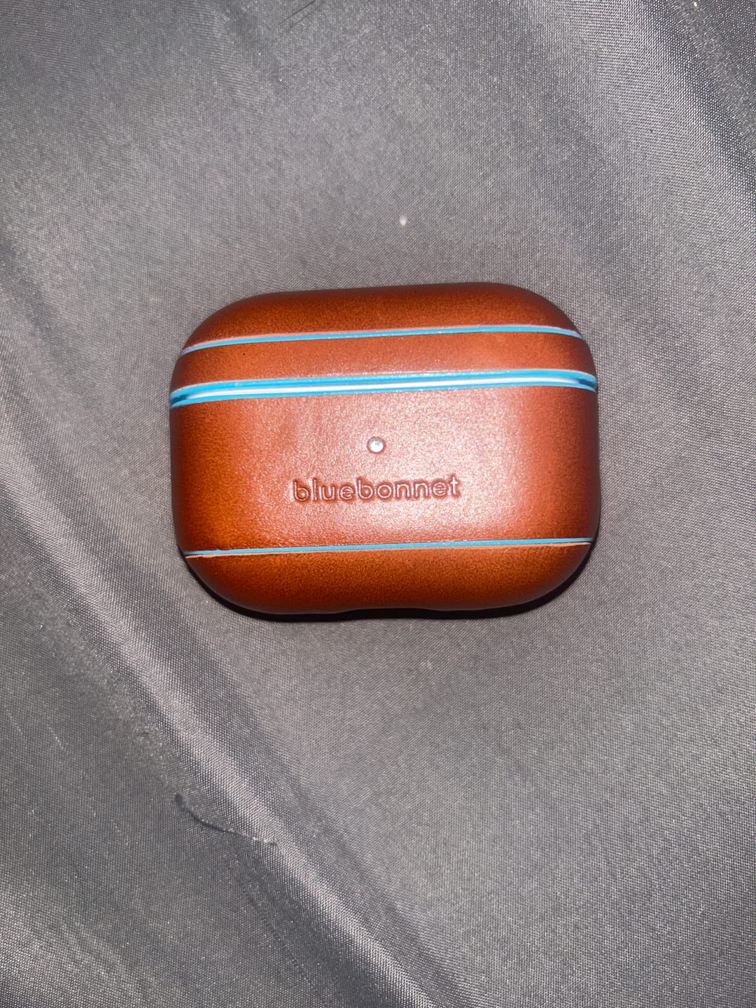 Customer photo review of The Maverick Leather AirPods Pro (1st & 2nd Gen) Case - Brown