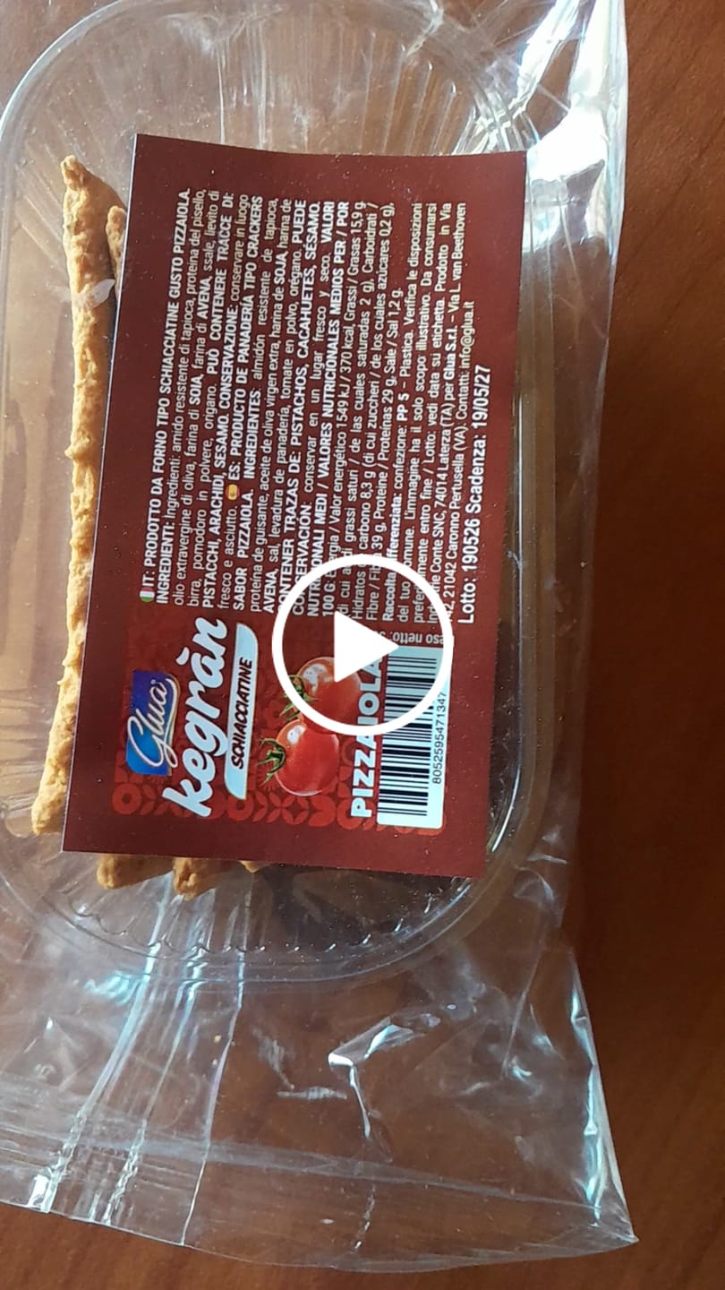 Customer video review of Kegràn Schiacciatine alla pizzaiola