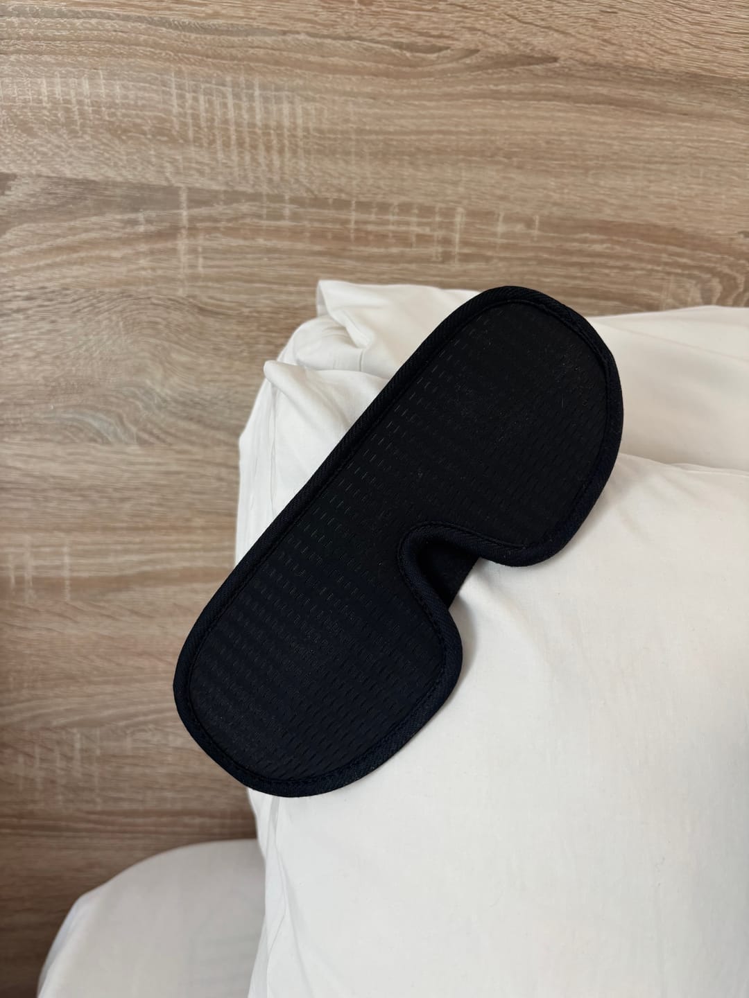 Customer photo review of Velvoyage 3D Total Blackout Eye Mask - Black