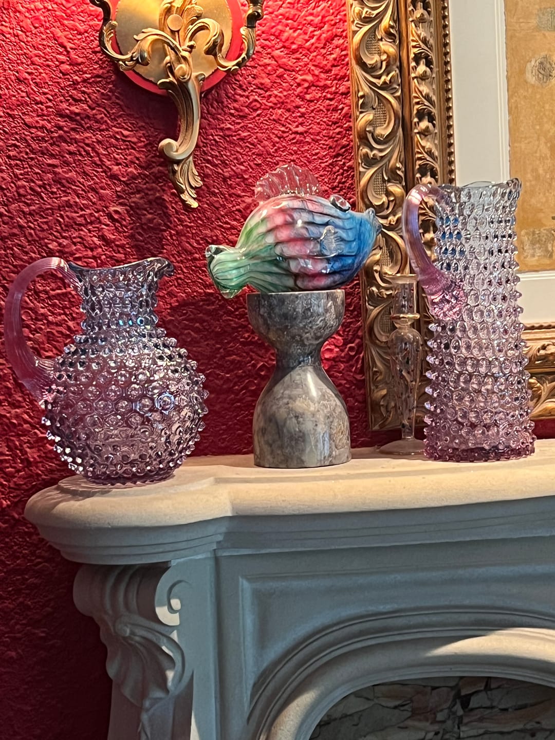 Customer photo review of Galaxy Hobnail Pitcher