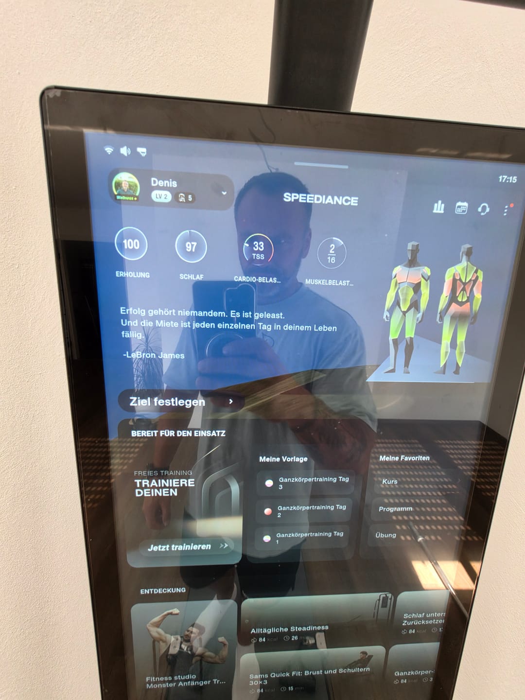 Customer photo review of Speediance Gym Monster - Works Plus