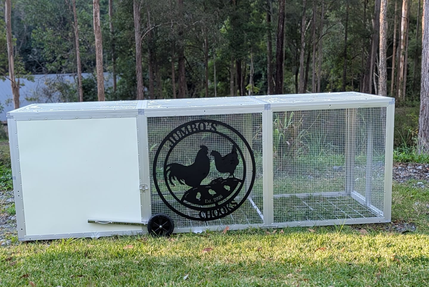 Customer photo review of Mobile Chicken Coop / Chicken Tractor