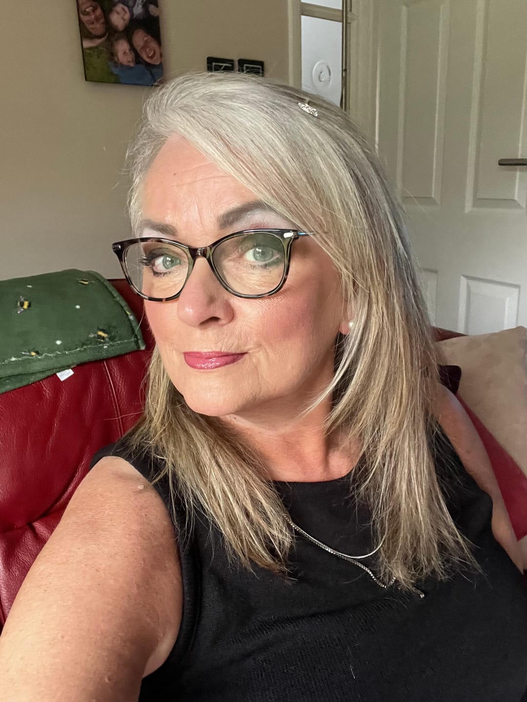 Customer photo review of Classic Cross Necklace Duo