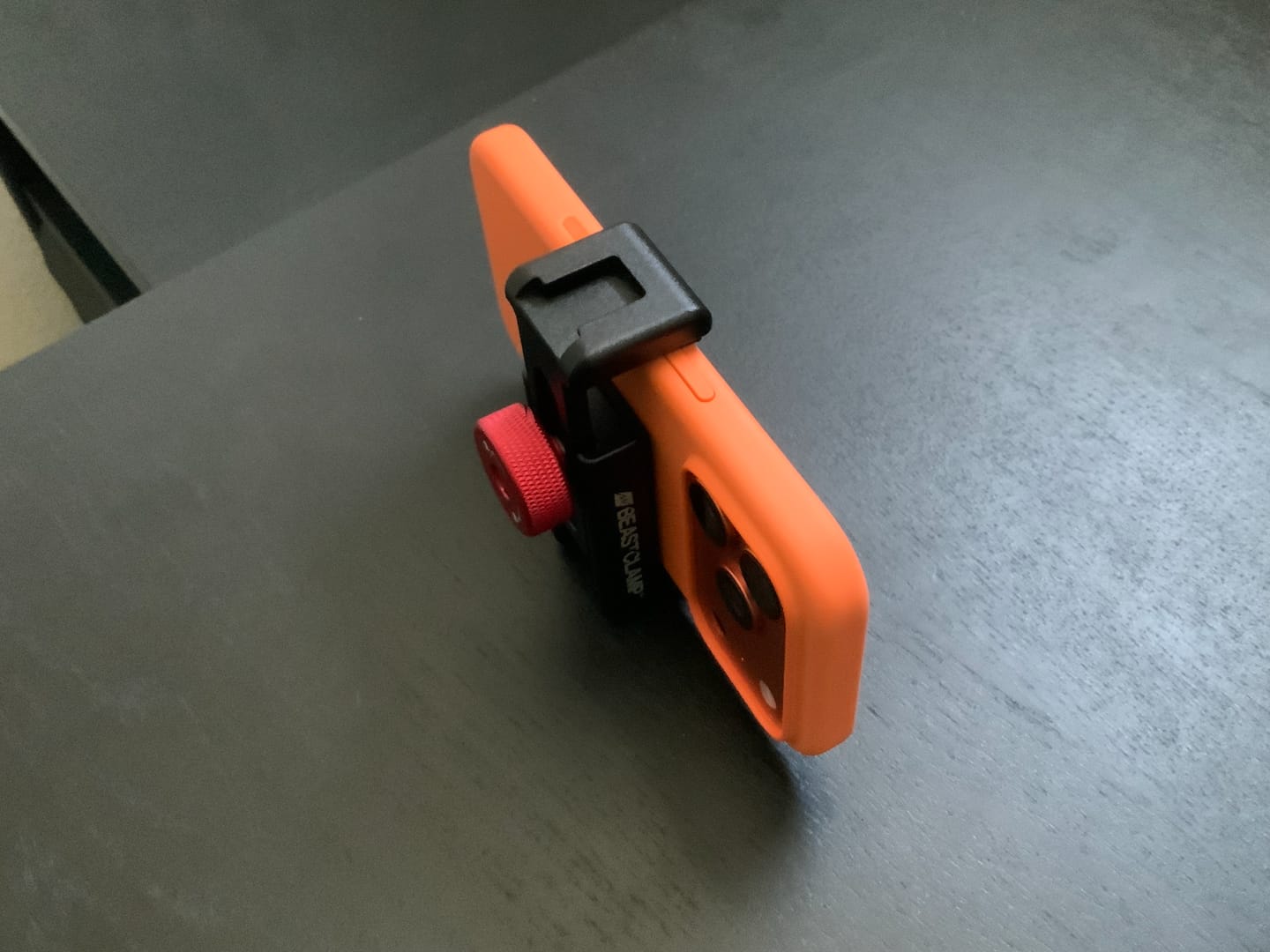 Customer photo review of Beastclamp - Universal Smartphone Clamp | Refurbished