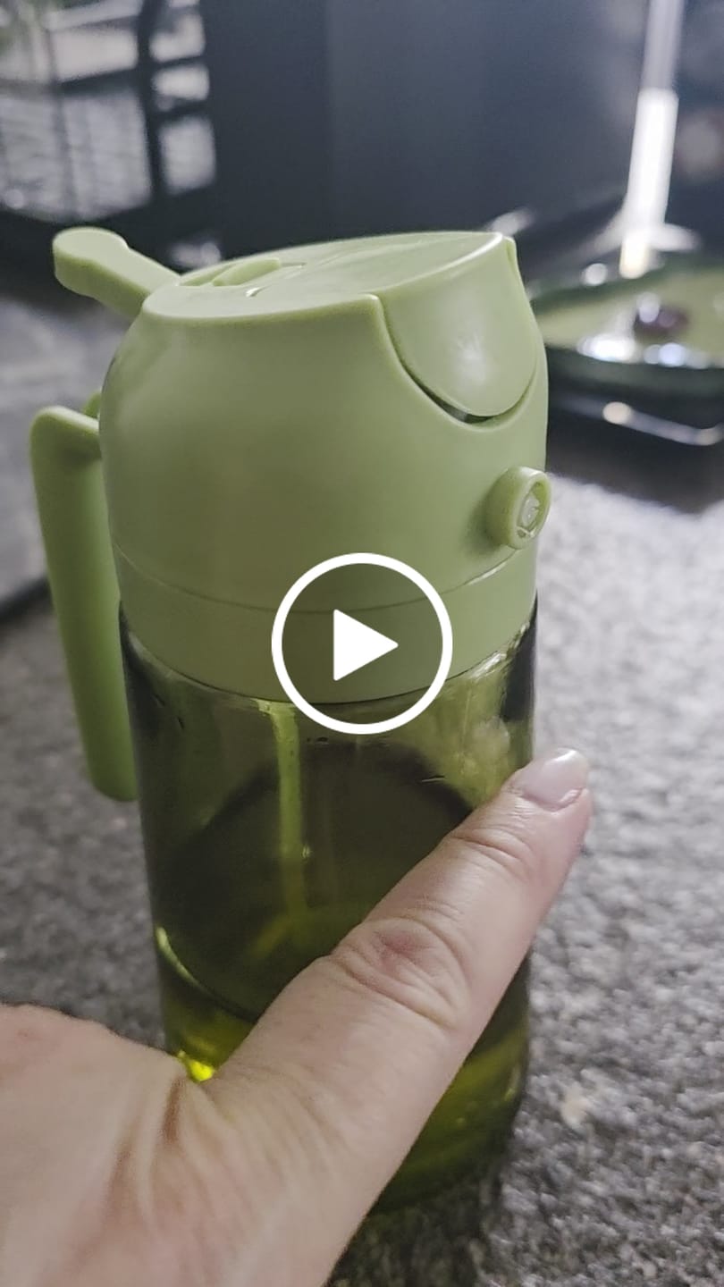 Customer video review of Spruzzino Olio BIG - Doppia erogazione con vetro oscurato protezione qualità