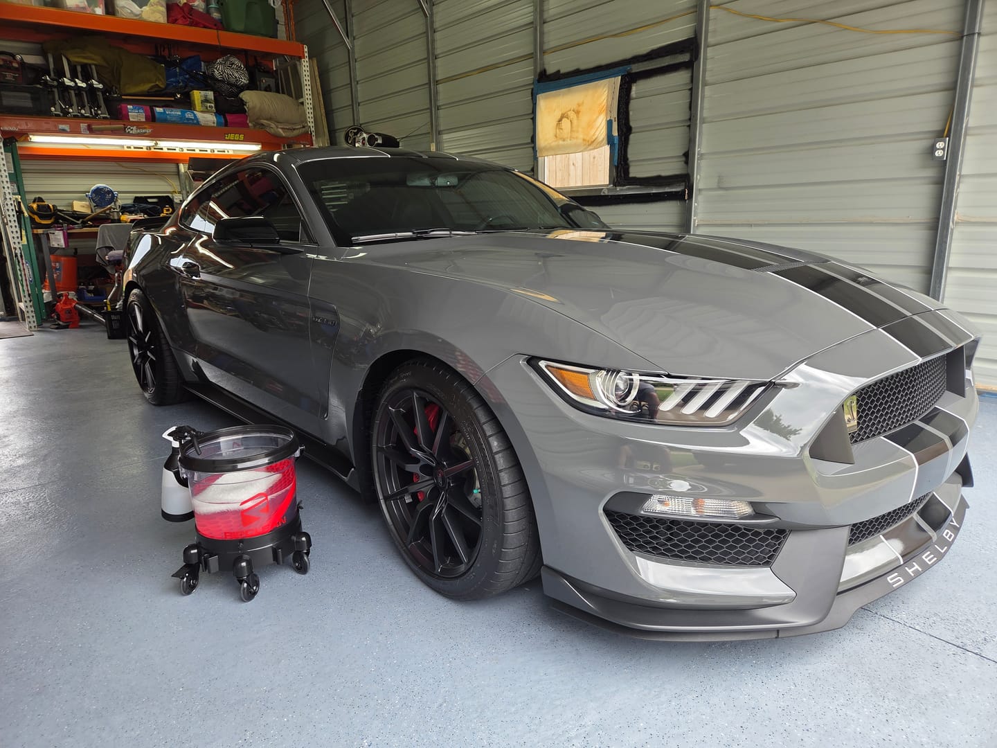 Customer photo review of Phantom Clear 5 Gallon Wash Bucket